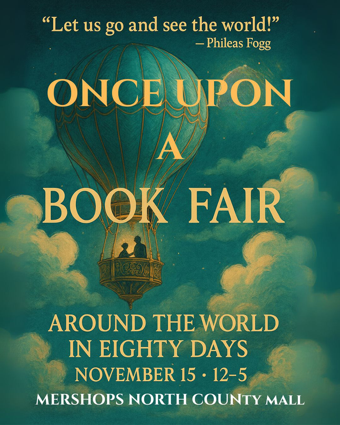 Once Upon A Book Fair North County Mall Nov 15, 2025, 12-5 p.m.